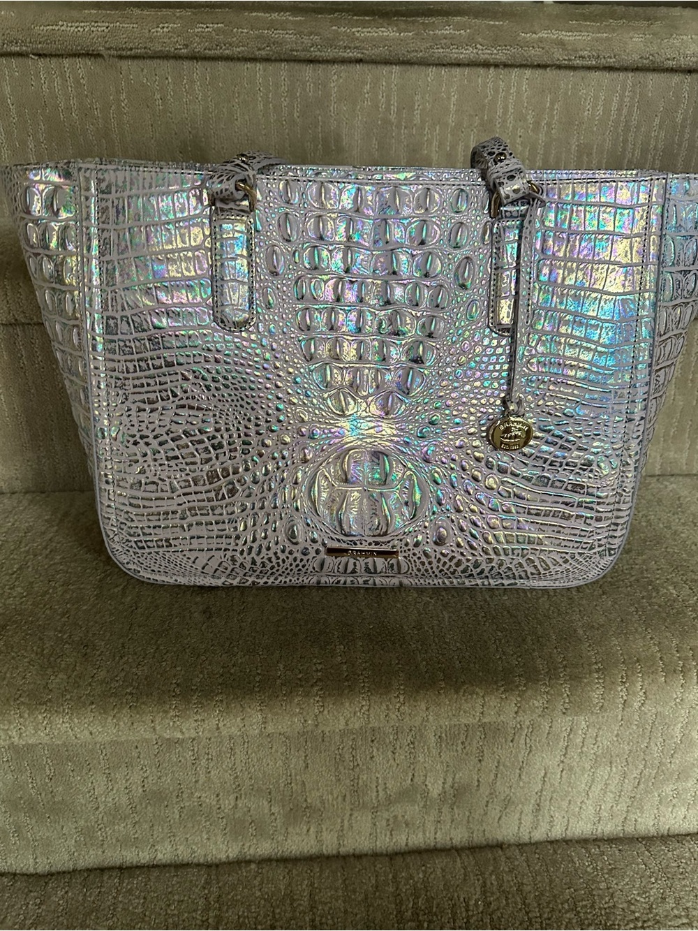 π EUC Brahmin Ashlee Tote in Violet Wonderland π - Picture 2 of 6